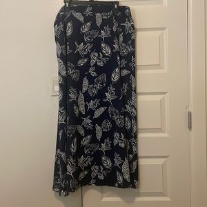 Botanical Print maxi skirt
